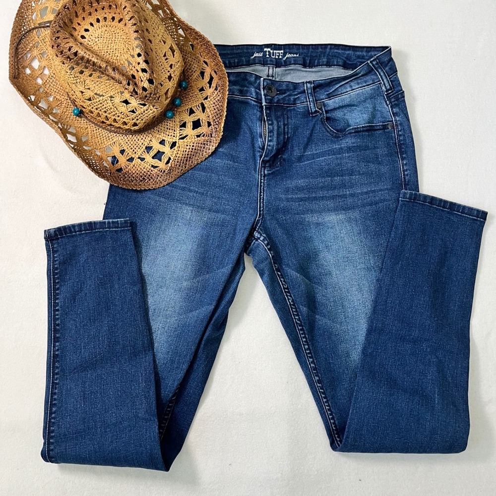 Cowgirl Tuff Co Western Jeans Medium Wash Straight Leg 29x31 Coastal Cowgirl
